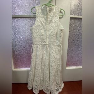 Elegant White Lace Dress Kids